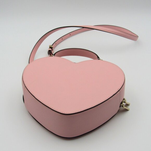 💖 Kate Spade New York Love Shack Heart Crossbody – Pink Saffiano Leather 💖 - Picture 6 of 8